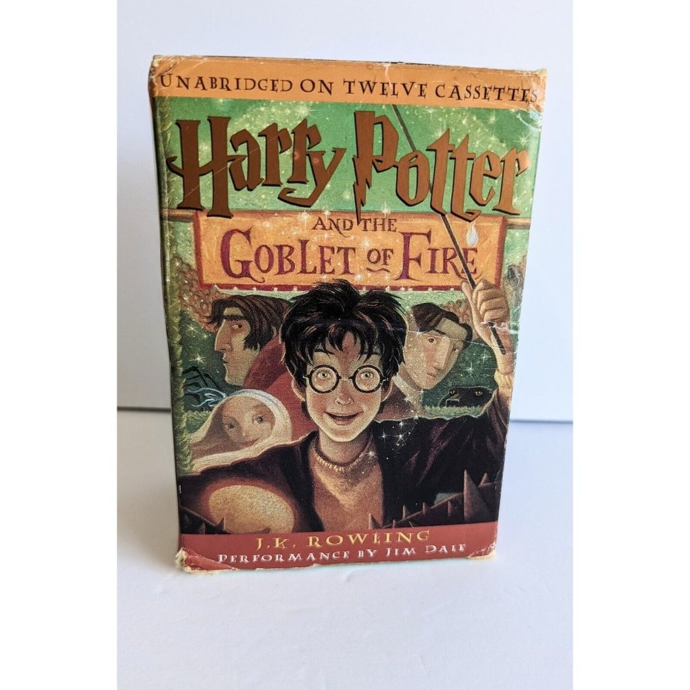 Harry Potter and the Goblet of Fire by J. K. Rowling Cassette Audiobook EUC